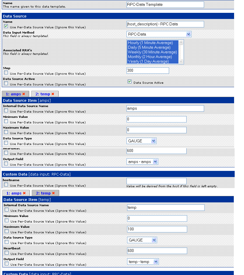 Data Template