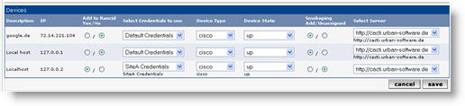 Network Management Inventory Database - Alpha