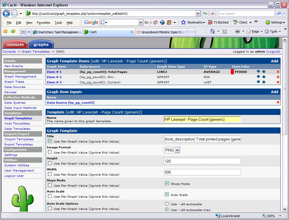 Graph Template screenshot 1