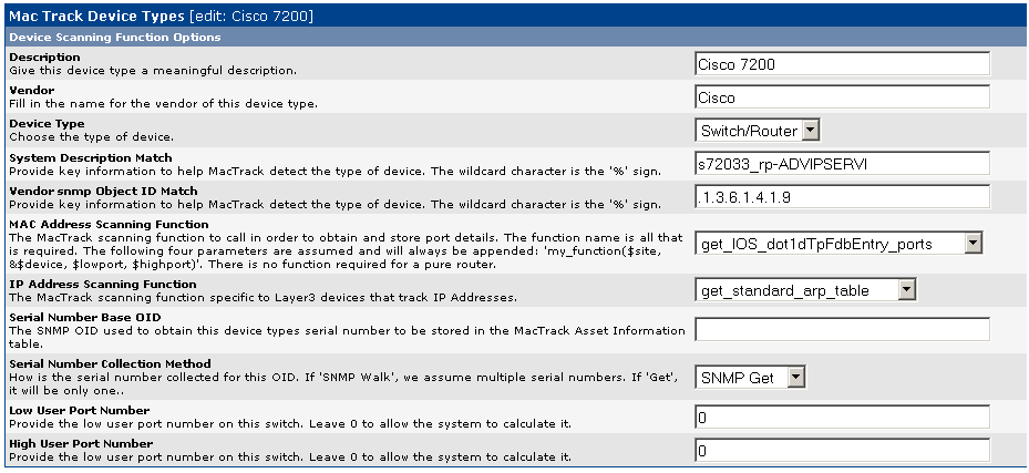 Configuration with IOS