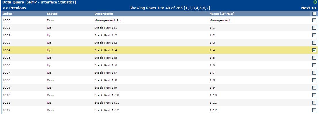 In this snmp queries don't return type and speedy interfaces