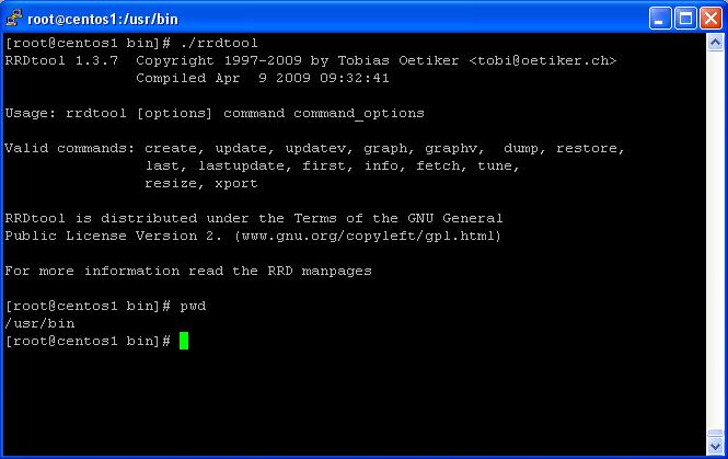 ./rrdtool output from ssh