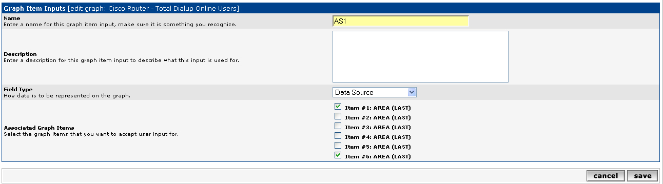 Adding Graph Template Inputs