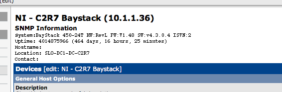 SNMP working OK