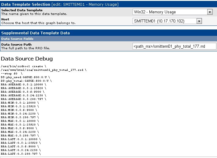 Data source with debug on