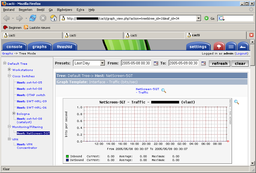 NetScreen-5GT - Traffic