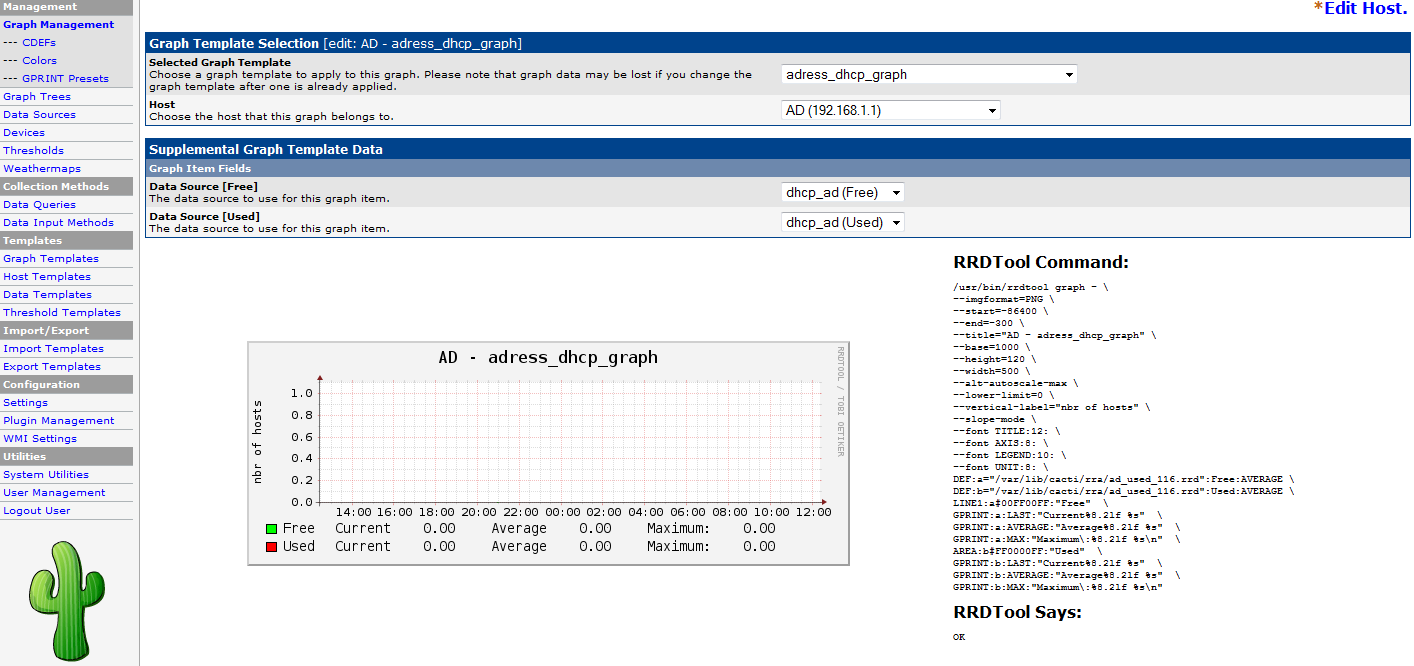 debug of my graph