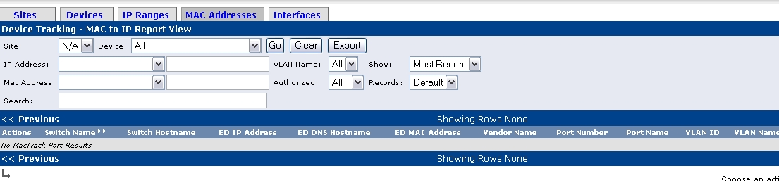 Mac Addresses