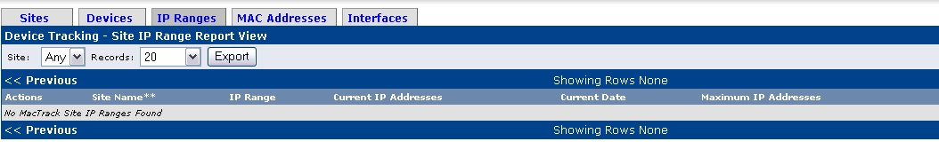 IP Ranges