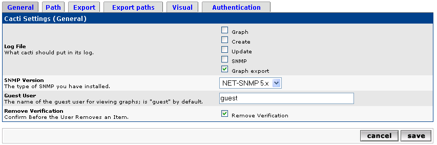 Extra logging options