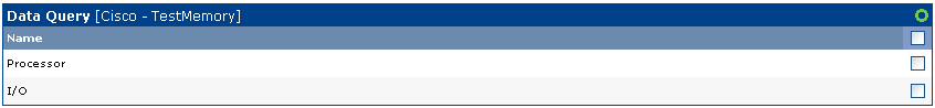 Data Query Display