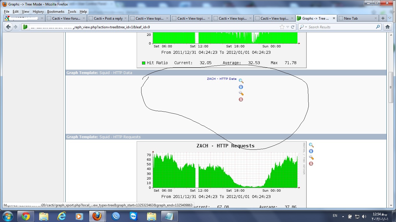 Squid Graph not work