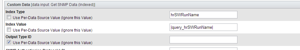 View of Data Procs Template as changed by me...