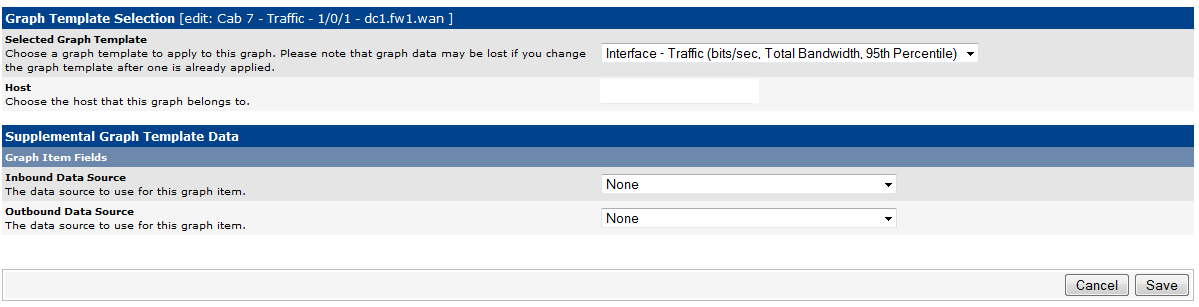 Graph management view