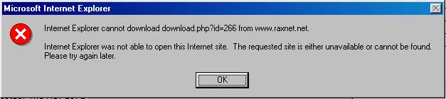 This is trying to download the mysql zip