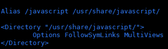 Exhibit 6<br />Just represent your javascript installation root as an apache virtual directory