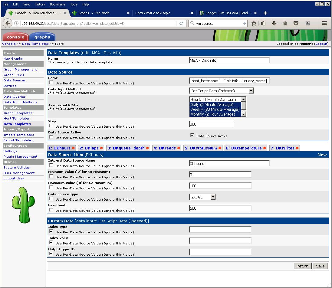 Data Templates [edit: MSA - Disk info]