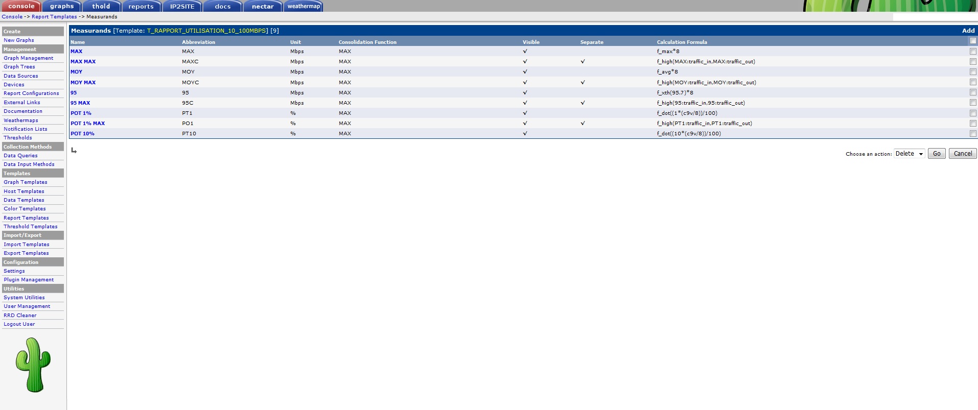 8 new Measurand configuration with success