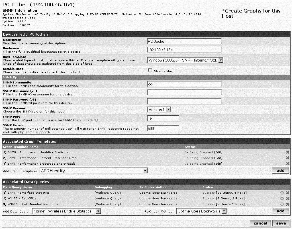 look at &amp;quot;Associated Graph Templates&amp;quot; and &amp;quot;Associated Data Queries&amp;quot;