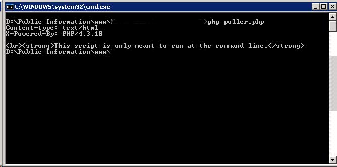 php poller.php