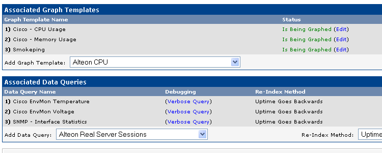 How to associated the Data Query to a Device