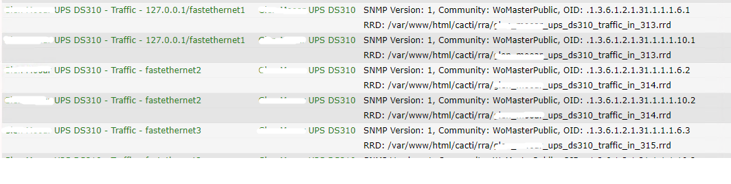 Poller cache sample from the problem device