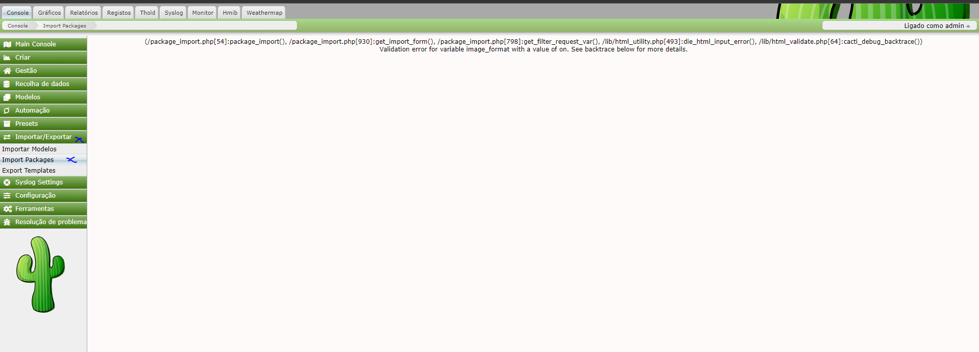 cacti erro import packager.PNG