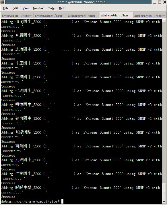 batch adding through terminal (locale is set to en_US.UTF-8)