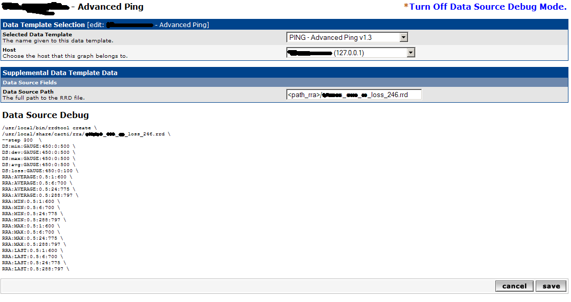 Where are the settings ? IP, times to ping, protocol...etc ?