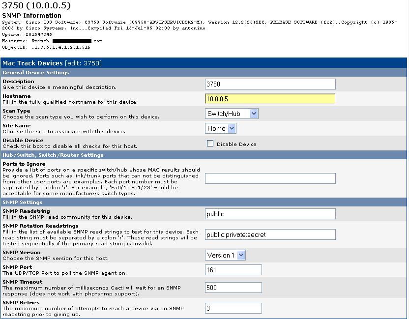 Device Tracking - Devices - Details