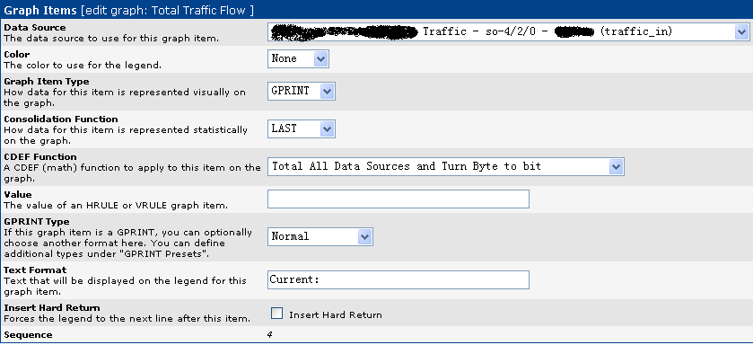 current traffic calculation config