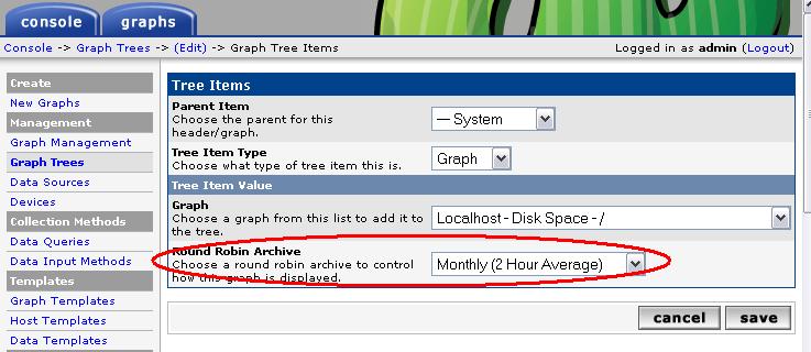 Parameters of entry &amp;lt;disk space on /&amp;gt;