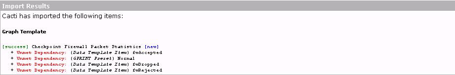 Importing cacti_graph_template_checkpoint_firewall_packet_statistics.xml