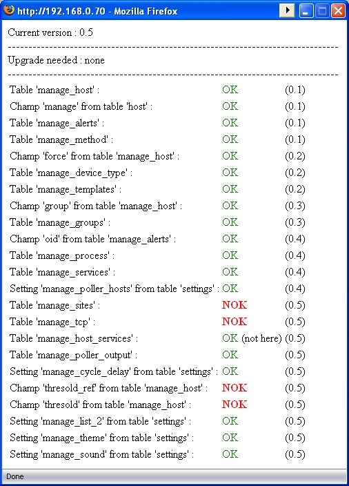 Verify Tables Screenshot