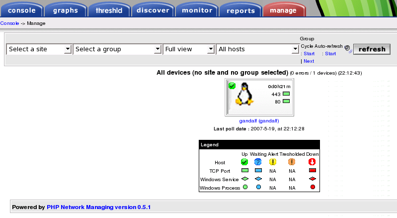 My first MANAGEd host!<br />Hip, hip, hooray!