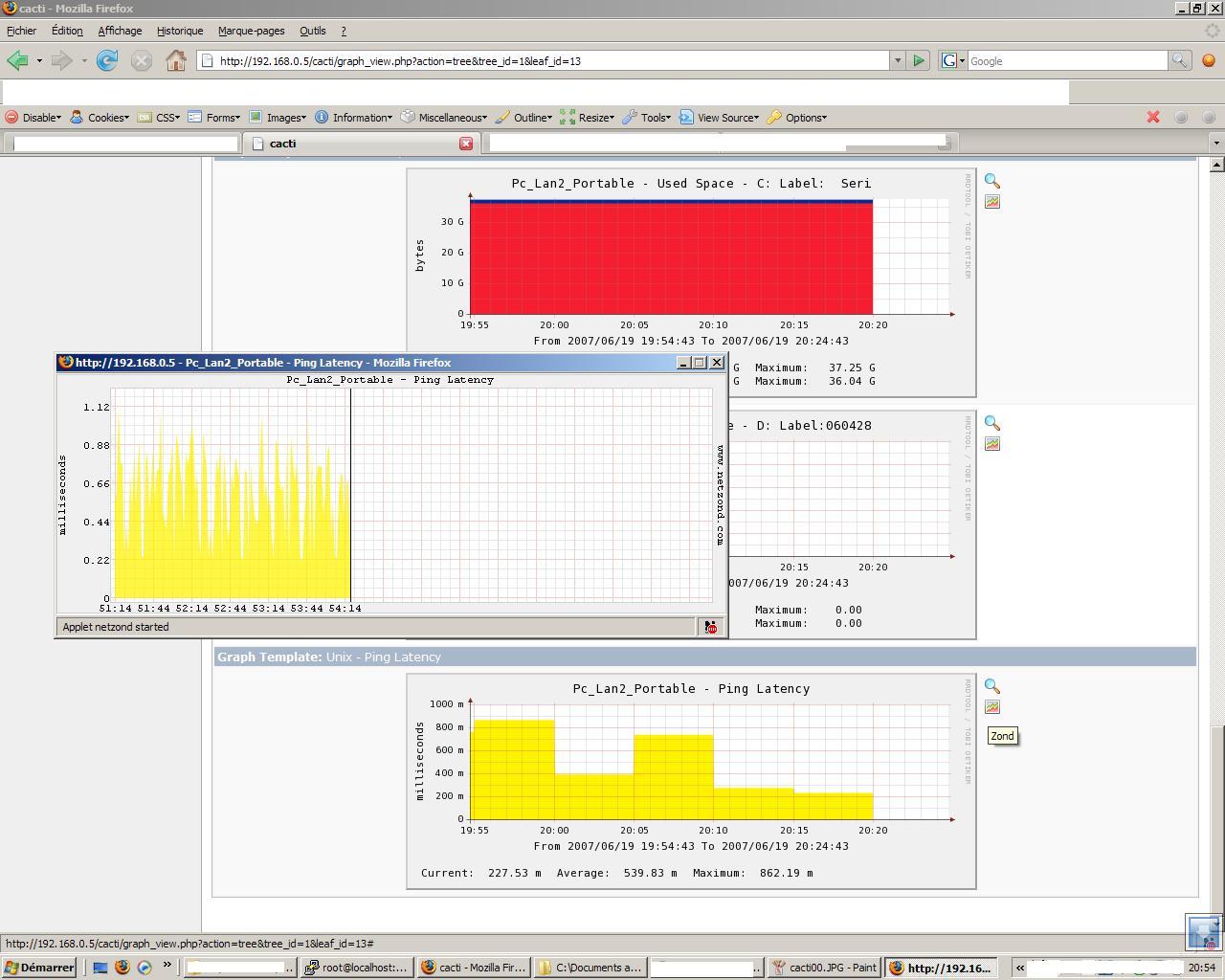 Well<br />and the ping work